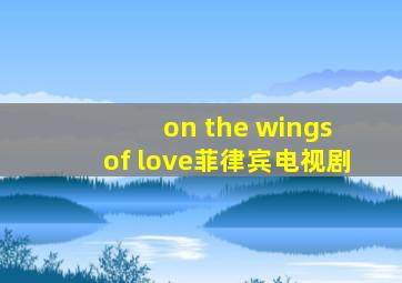 on the wings of love菲律宾电视剧